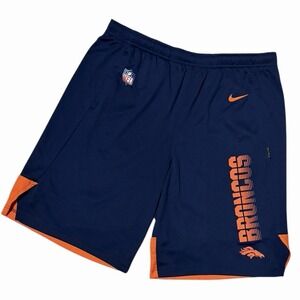 Nike Denver Broncos Shorts On-Field Men's Medium Training NFL Football Nike Blue